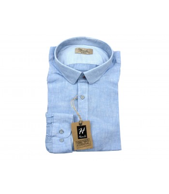 Happer & CO Camicia Uomo Mod. 10068-201 COL 9 Celeste