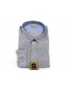 Happer & CO Men's Shirt Mod. 10068-201 COL 90 Gray