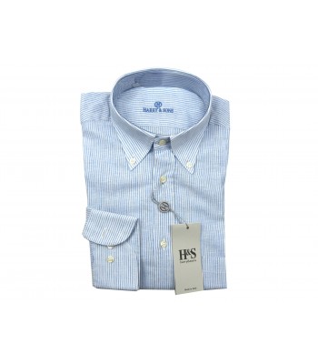 Harry & Sons Camicia Uomo Art. 627 NP3 3450 Botton Down Rigato