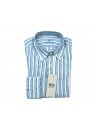 Harry & Sons Men's Shirt Art. 627 NP2 3450 Botton Down Stripes