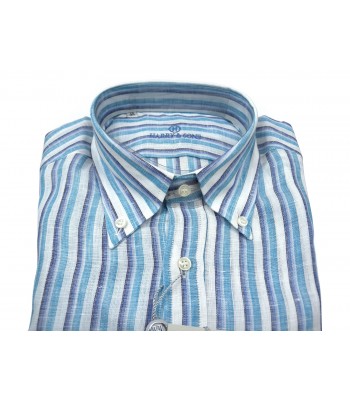 Harry & Sons Men's Shirt Art. 627 NP2 3450 Botton Down Stripes 2