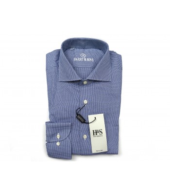 Harry & Sons Men's Shirt Art. 634 MG8 3450 Slim Partridge