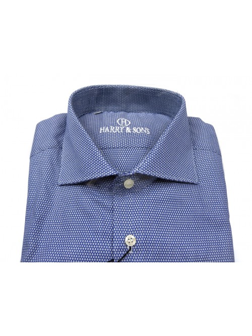 Harry & Sons Camicia Uomo Art. 634 MG8 3450 Slim Pernice