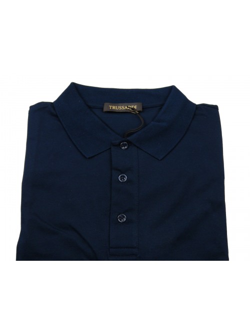 Trussardi Men's Polo Art. 32T00059U2900 Night Blue