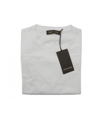 Trussardi Men's T-Shirt Art. 32T00060W0010 White Scotland thread