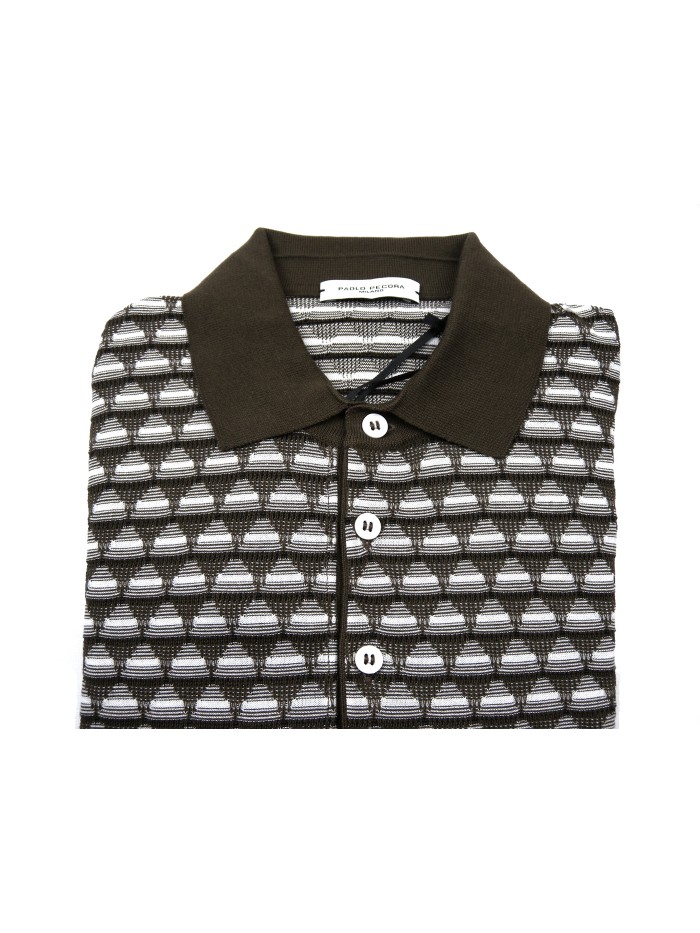 Paolo Pecora Polo Uomo Art. I9EC1 MOA049 7633002 Marrone