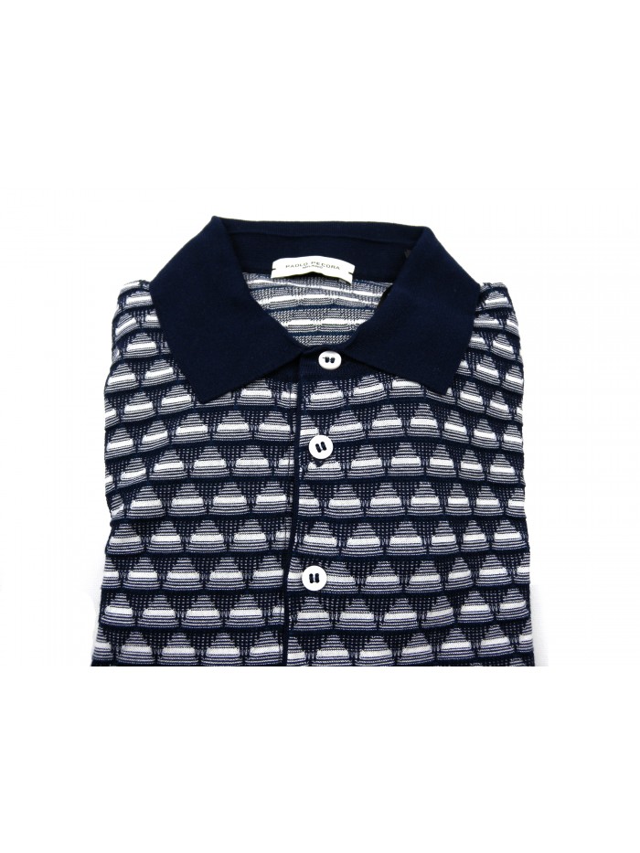 Paolo Pecora Polo Uomo Art. I9EC1 MOA049 7633003 Blu
