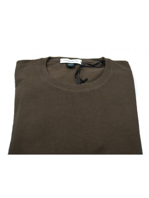 Paolo Pecora Maglia Uomo Art. I9EC1 MOA036 F1032148 Marrone