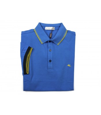 Etro Men's Polo Shirt Mod. 1Y800 TIR 9156 VAR 202 Unit Blue