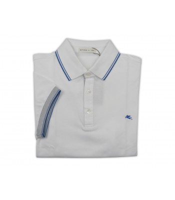 Etro Men's Polo Shirt Mod. 1Y800 TIR 9156 VAR 990 Unita White