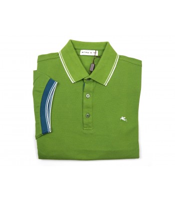 Etro Polo Uomo Mod. 1Y800 TIR 9156 VAR 505 Unita Verde