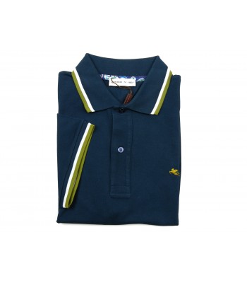 Etro Men's Polo Shirt Mod. 1Y105 TIR 9333 VAR 200 Unit Blue