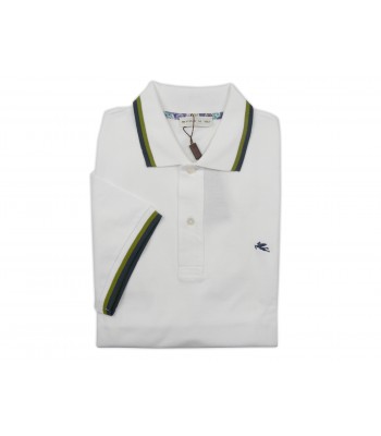 Etro Men's Polo Shirt Mod. 1Y105 TIR 9333 VAR 990 Unita White