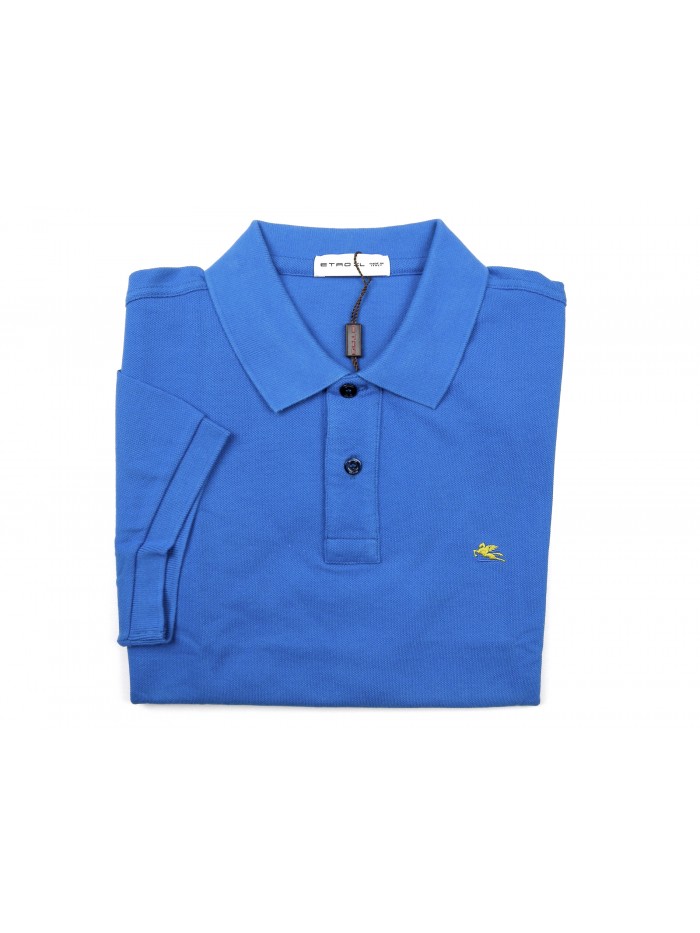 Etro Polo Uomo Mod. 1Y040 TIR 9150 VAR 202 Unita Azzurro Etro Polo Uomo Mod. 1Y040 TIR 9150 VAR 202 Unita Azzurro