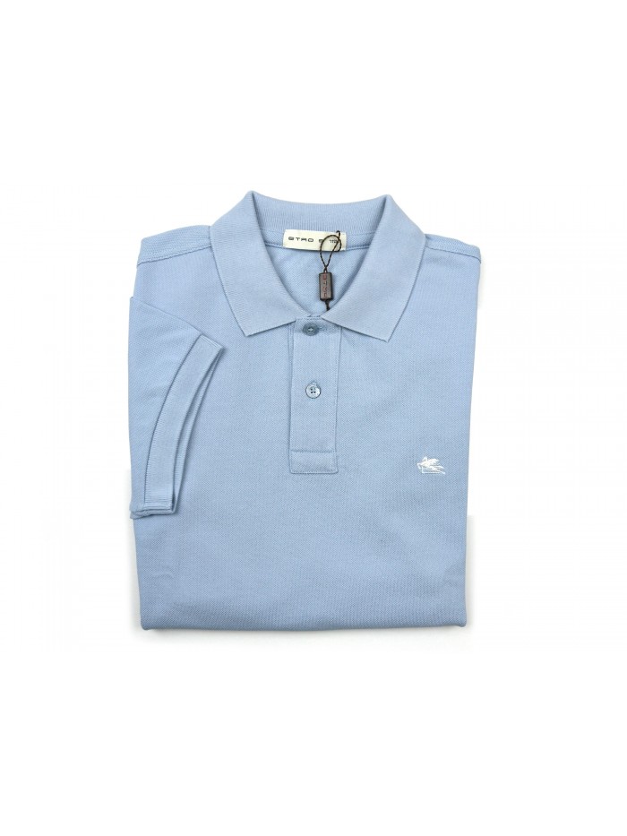 Etro Polo Uomo Mod. 1Y040 TIR 9150 VAR 256 Unita Sky Etro Polo Uomo Mod. 1Y040 TIR 9150 VAR 256 Unita Sky