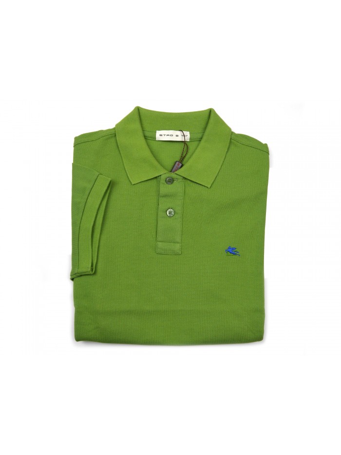 Etro Polo Uomo Mod. 1Y040 TIR 9150 VAR 505 Unita Verde Etro Polo Uomo Mod. 1Y040 TIR 9150 VAR 505 Unita Verde