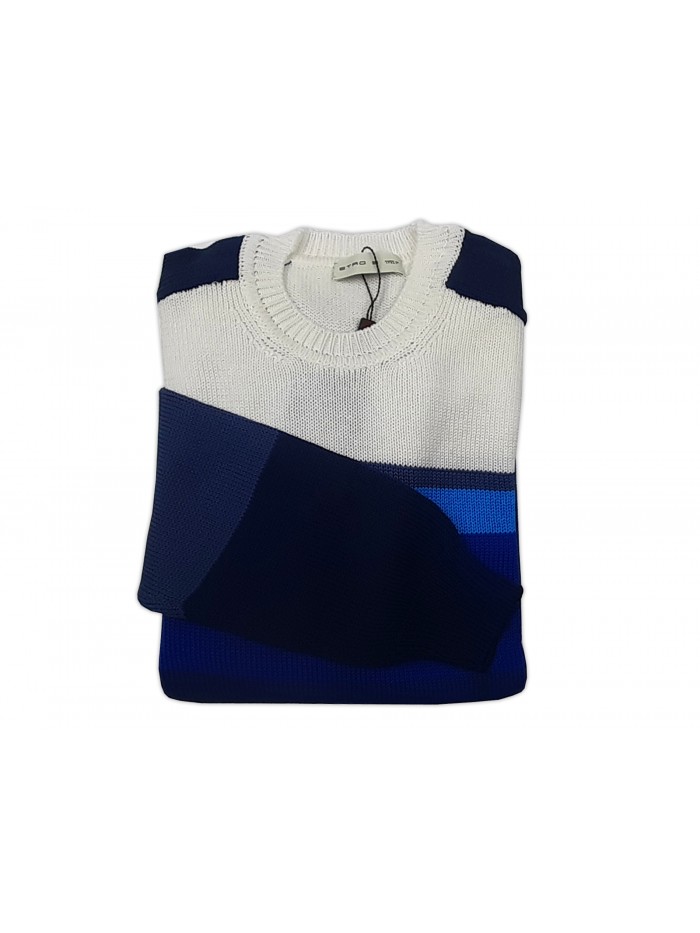 Etro Men's Shirt Mod. 1M500 TIR 9106 VAR 200 Blue Stripes Etro Men's Shirt Mod. 1M500 TIR 9106 VAR 200 Blue Stripes