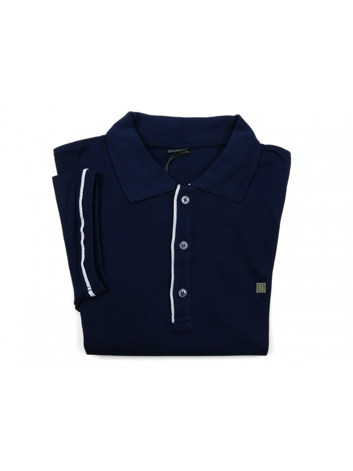 Fendi Men's Polo Mod. FXX006NN6 / N41 Blue / Gray Fendi Men's Polo Mod. FXX006NN6 / N41 Blue / Gray