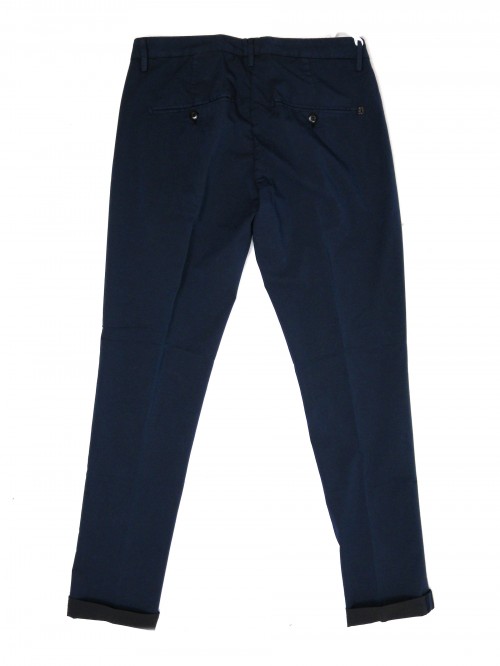 Dondup Pantaloni Uomo Mod. Gaubert UP235 CS0087U PTD COL 897 Blu