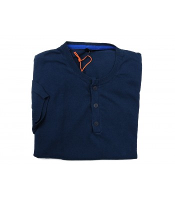 Ne Pas Serafino Man Shirt Mod. 1/9004 M / M Blue Unit