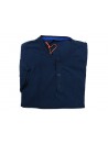 Ne Pas Serafino Man Shirt Mod. 1/904 M / M Blue Unit