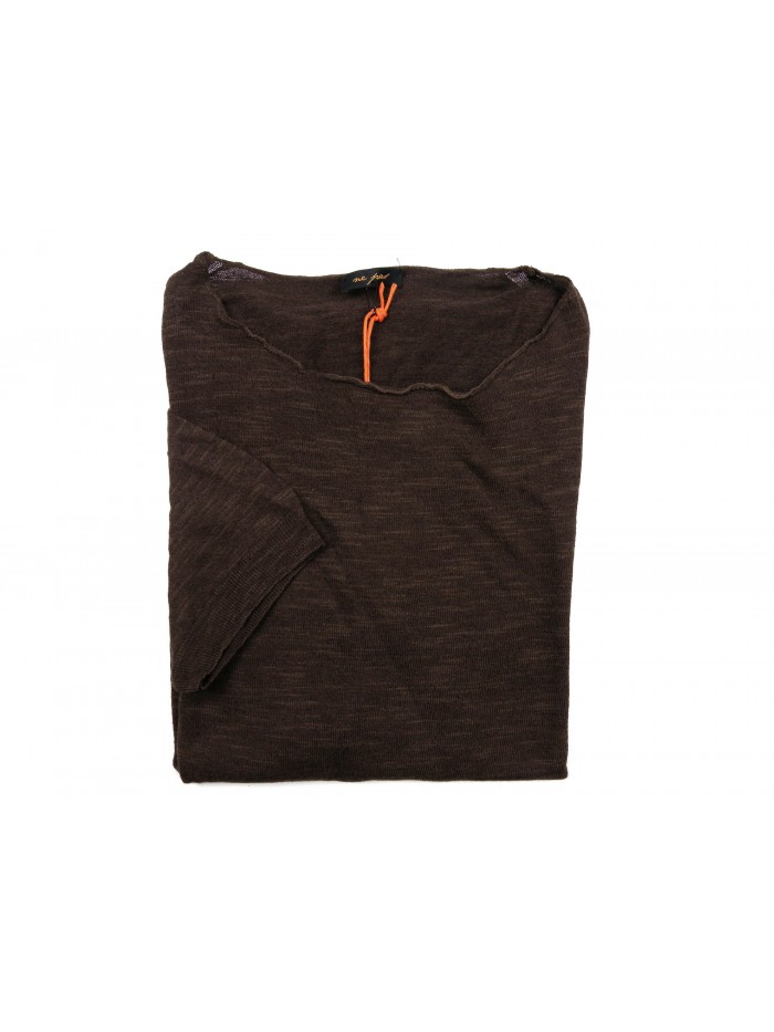 Ne Pas Men's T-Shirt Mod. 1/9081 M / M Unit Brown Ne Pas Men's T-Shirt Mod. 1/9081 M / M Unit Brown