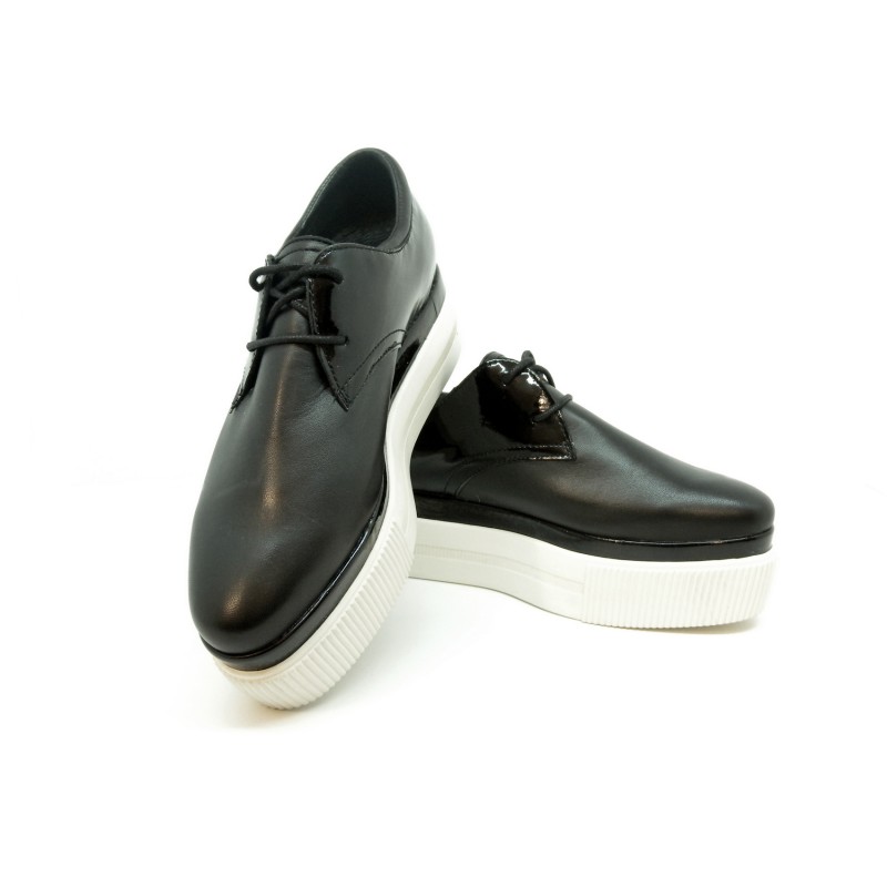 Shoes Woman Francesine Katia Wax Kelly with wedge.