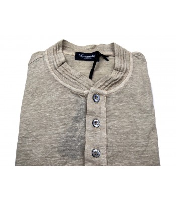 Drumohr Serafino Men's Shirt M / L Mod. DTLS150 VAR 500 Beige 2