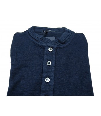 Drumohr Serafino Man Shirt M / L Mod. DTLS150 VAR 790 Blue 2