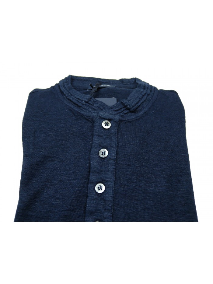 Drumohr Maglia Serafino Uomo M/L Mod. DTLS150 VAR 790 Blu