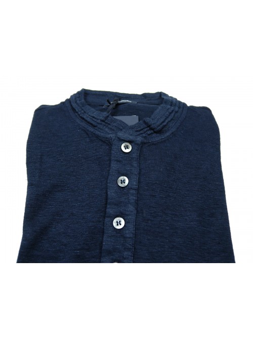 Drumohr Maglia Serafino Uomo M/L Mod. DTLS150 VAR 790 Blu