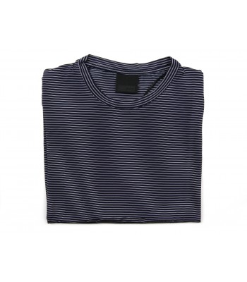 RRD T-Shirt Uomo M/M Mod. Monte Bianco Shirty Rigata Blu