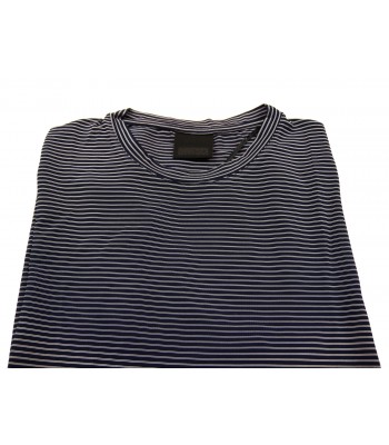 RRD T-Shirt Uomo M/M Mod. Monte Bianco Shirty Rigata Blu 2