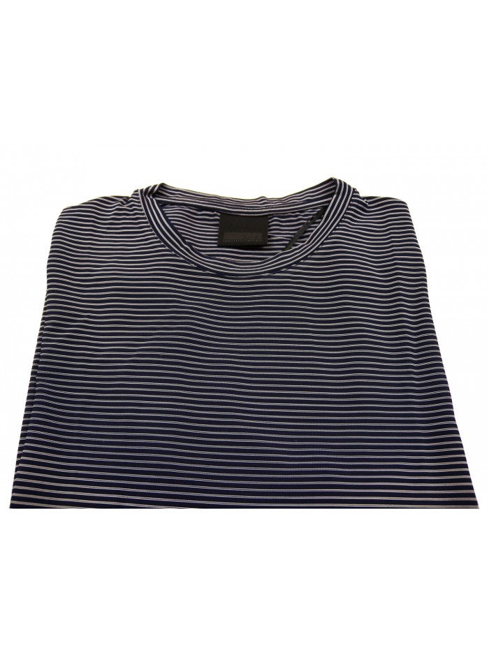 RRD T-Shirt Uomo M/M Mod. Monte Bianco Shirty Rigata Blu
