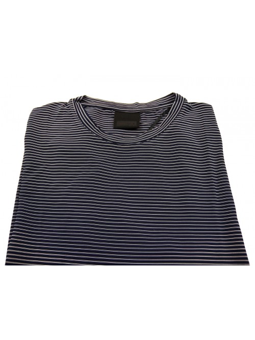 RRD T-Shirt Uomo M/M Mod. Monte Bianco Shirty Rigata Blu