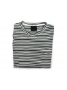 RRD Men's T-Shirt M / M Mod. Mare Shirty Green Striped with Pocket