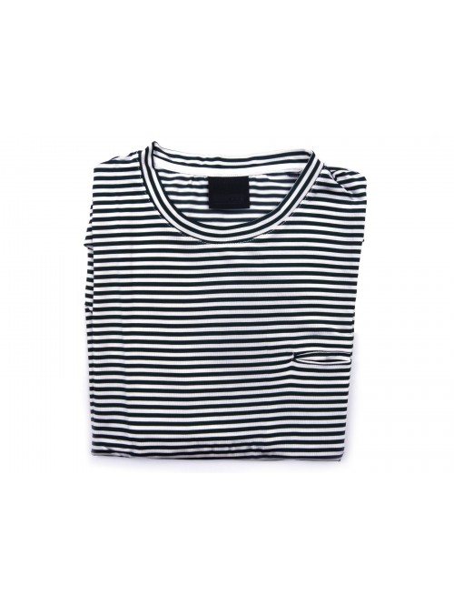 RRD T-Shirt Uomo M/M Mod. Mare Shirty Rigata Blu con Taschino RRD T-Shirt Uomo M/M Mod. Mare Shirty Rigata Blu con Taschino