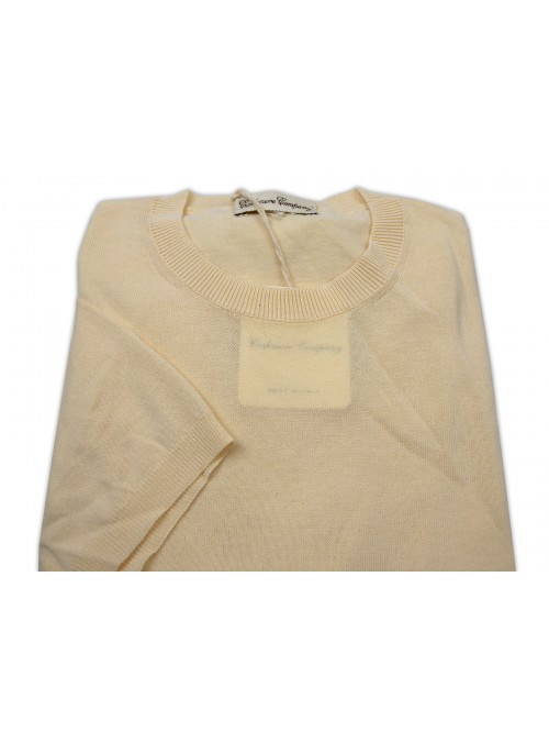 Cashmere Company Men's Sweater M / M Mod. EU108524 COL 826 Cream