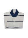 Luigi Borrelli Men's Polo Shirt M / M Mod. B37600R / 53200 White Striped