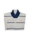 Luigi Borrelli Polo Uomo M/M Mod. B37600R/53200 Rigata Bianca