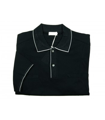 Malo Men's Polo Shirt M / M Mod. RE27ABE 0830 / E286 Black