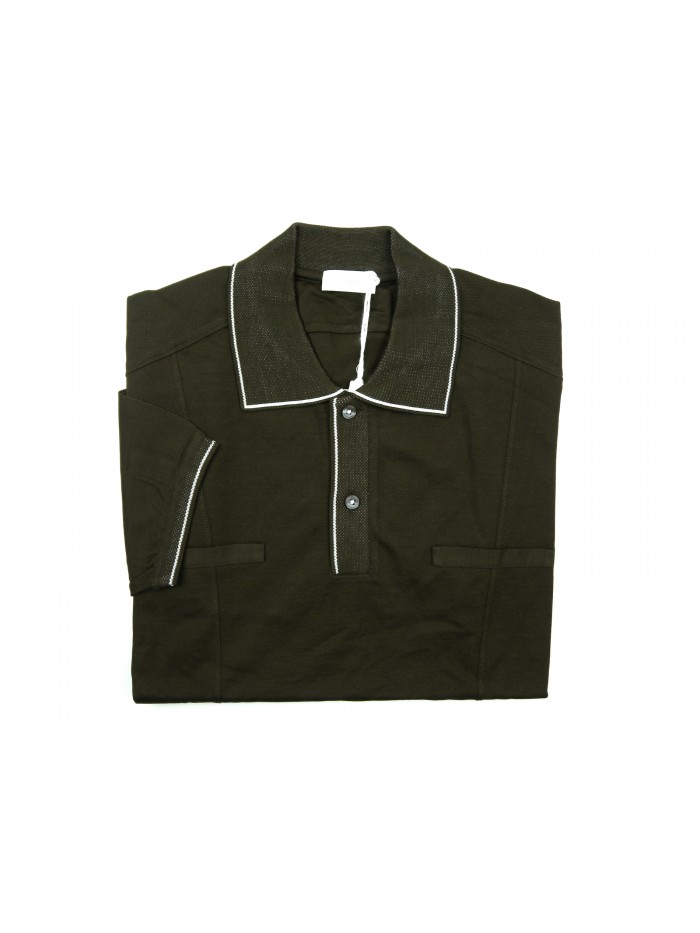 Malo Men's Polo Shirt M / M Mod. RE27ABE 0830 / E0720 Brown Malo Men's Polo Shirt M / M Mod. RE27ABE 0830 / E0720 Brown