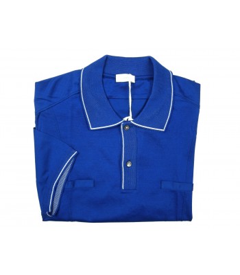 Malo Men's Polo Shirt M / M Mod. RE27ABE 0830 / E0762 Bluette