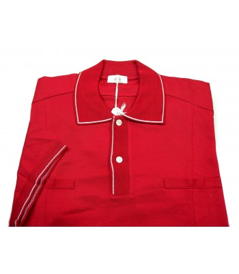 Malo Men's Polo Shirt M / M Mod. RE27ABE 0830 Red 2