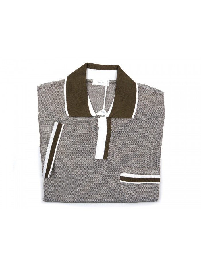 Malo Polo Uomo M/M Mod. RE27AAE820 EB524 Oxford Tortora Malo Polo Uomo M/M Mod. RE27AAE820 EB524 Oxford Tortora