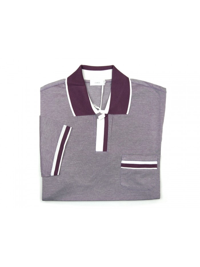 Malo Men's Polo Shirt M / M Mod. RE27AAE820 EB435 Oxford Purple Malo Men's Polo Shirt M / M Mod. RE27AAE820 EB435 Oxford Purple