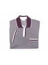 Malo Men's Polo Shirt M / M Mod. RE27AAE820 EB435 Oxford Purple