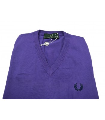 Fred Perry Man Vest Art. 30402079 COL 0869 Plain Purple 2