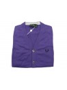 Fred Perry Man Vest Art. 30412165 COL 0036 Plain Purple Buttons