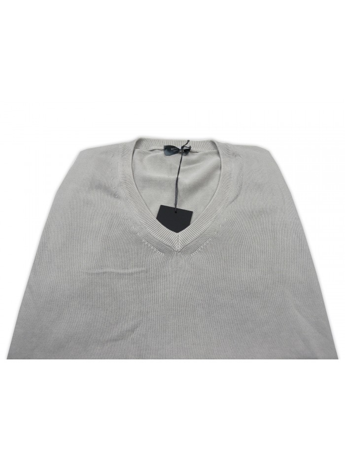Rossopuro Men's Vest Mod. U609 / AW Plain Light Gray